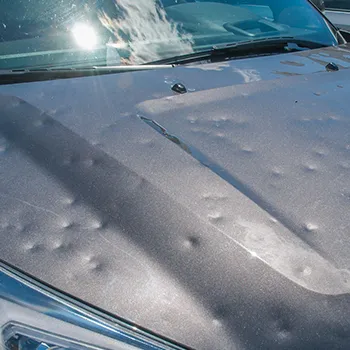 Hail Damage in